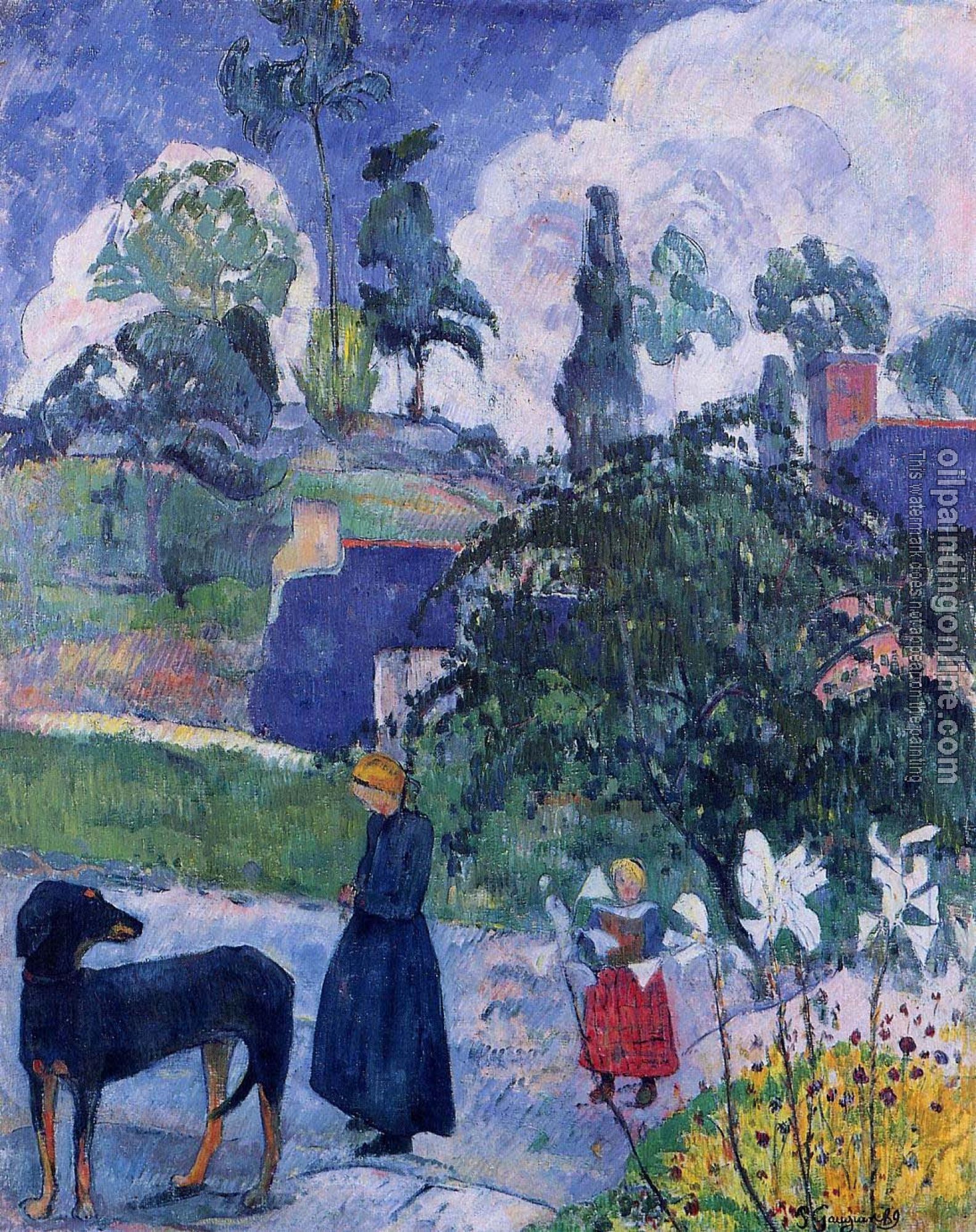 Gauguin, Paul - Among the Lillies